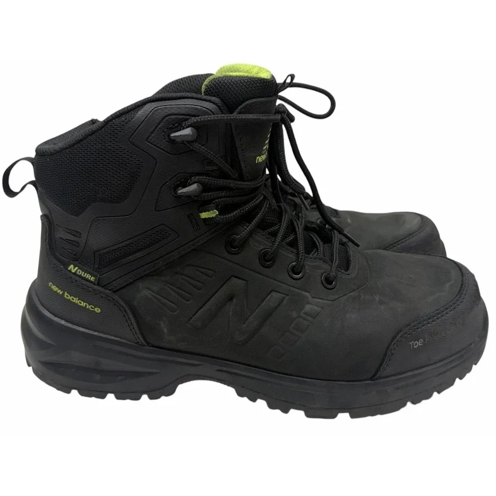 New Balance Calibre EH PR Mid Work Boots Men's 9.5 2E Wide Safety Toe Black‎
